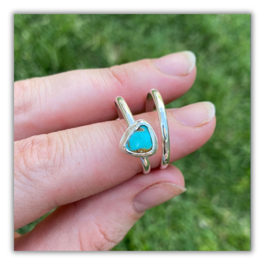 Kingman Turquoise Stacker Set