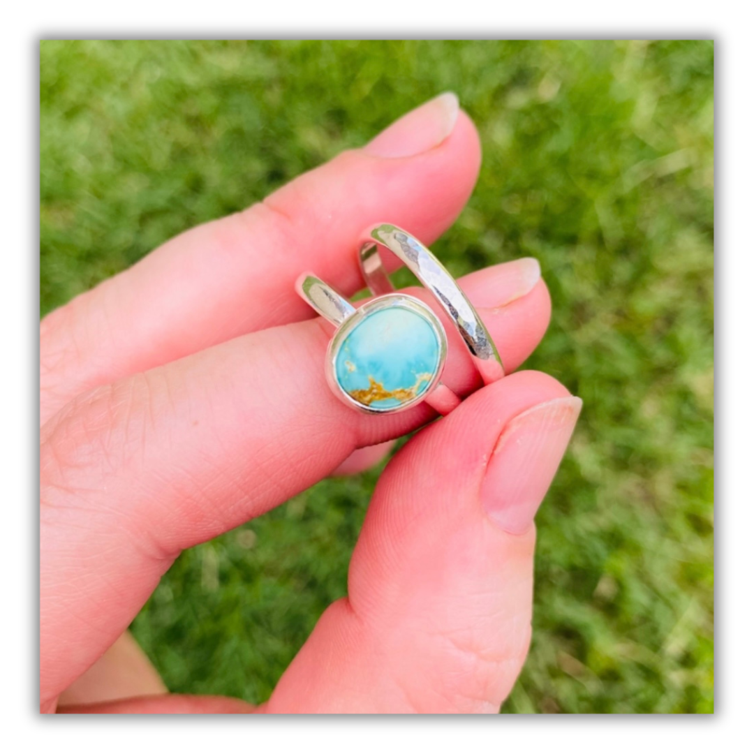 Kingman Turquoise Stacker Set